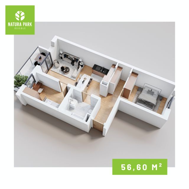 Mieszkanie Kielanówka 16G/H