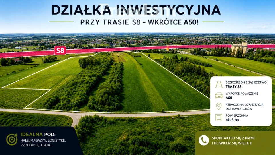Działka inwestycyjna Mszczonów