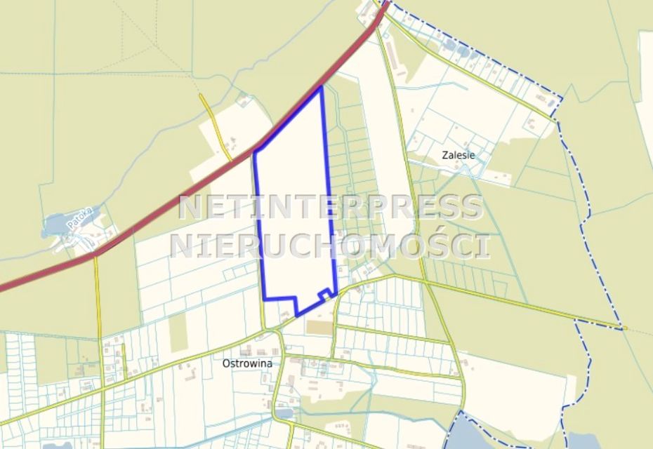 Działka przemysłowa Ostrowina