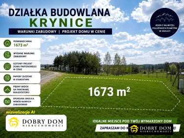 Działka budowlana Krynice
