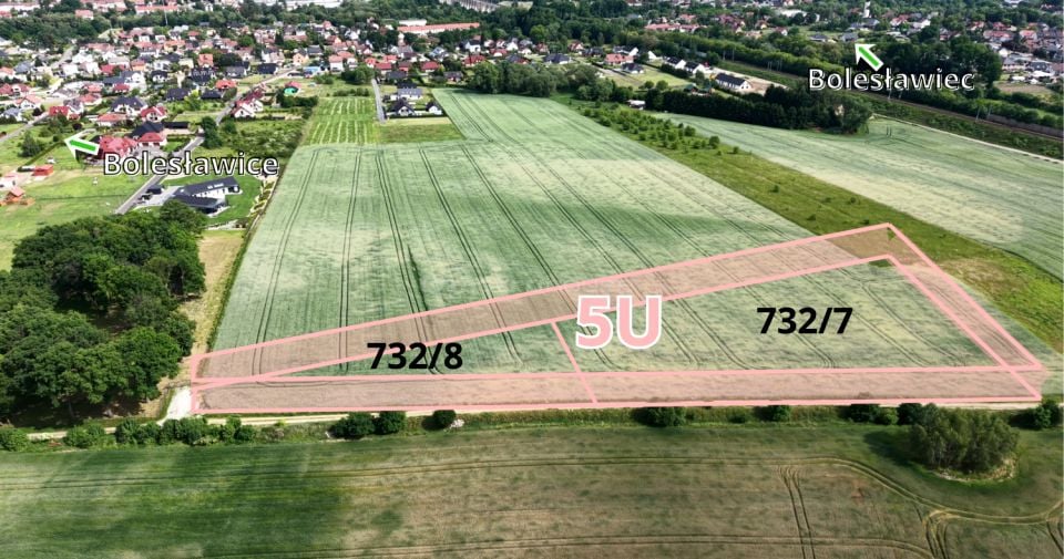 Działka inwestycyjna Bolesławice