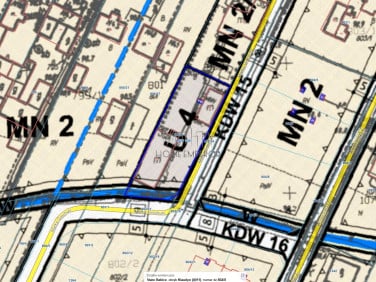 Działka usługowa Klaudyn