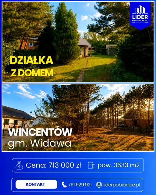 Działka budowlana Widawa