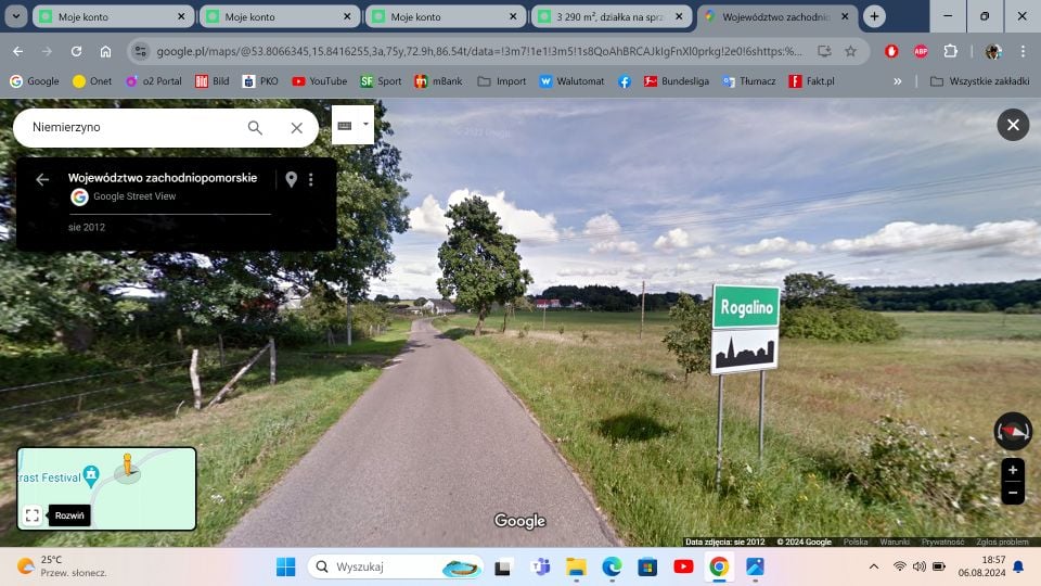 Działka rekreacyjna Rogalino sprzedam