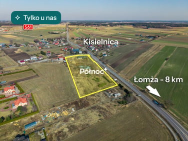 Działka inwestycyjna Kisielnica
