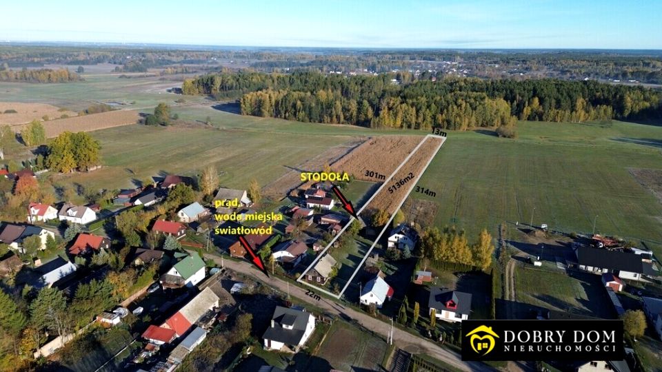Działka siedliskowa Zagruszany