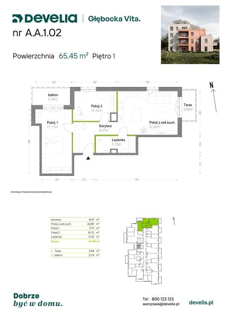 Mieszkanie Lewandów, ul. Głębocka 84A