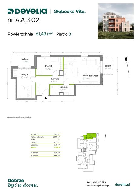 Mieszkanie Lewandów, ul. Głębocka 84A