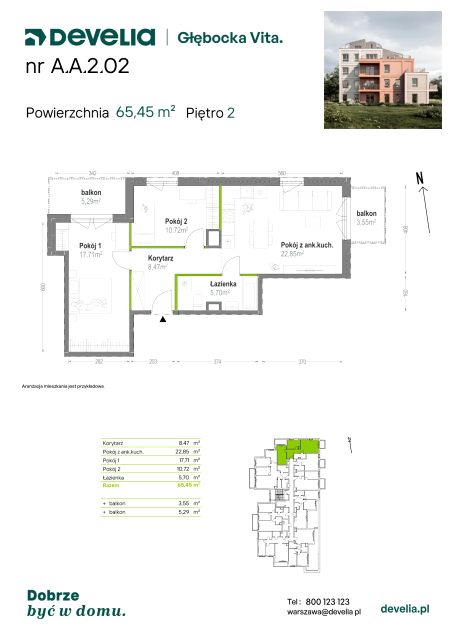Mieszkanie Lewandów, ul. Głębocka 84A