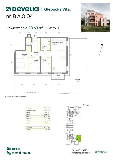 Mieszkanie Lewandów, ul. Głębocka 84A