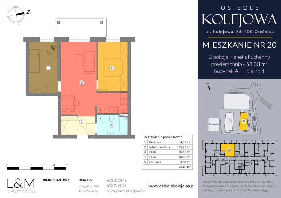 Mieszkanie Centrum, ul. Kolejowa 5