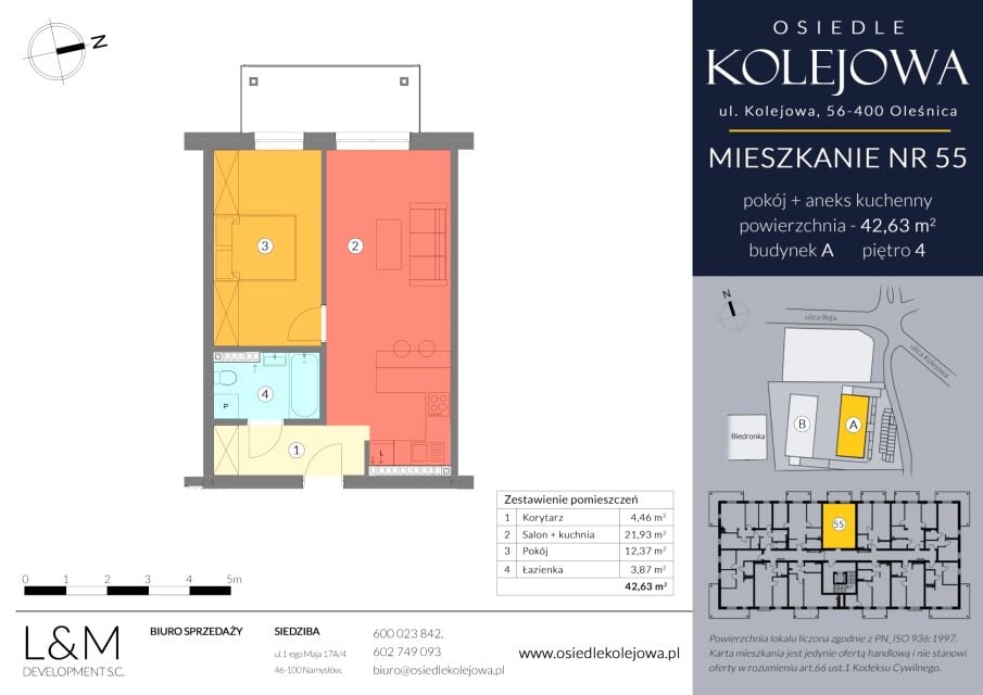 Mieszkanie Centrum, ul. Kolejowa 5