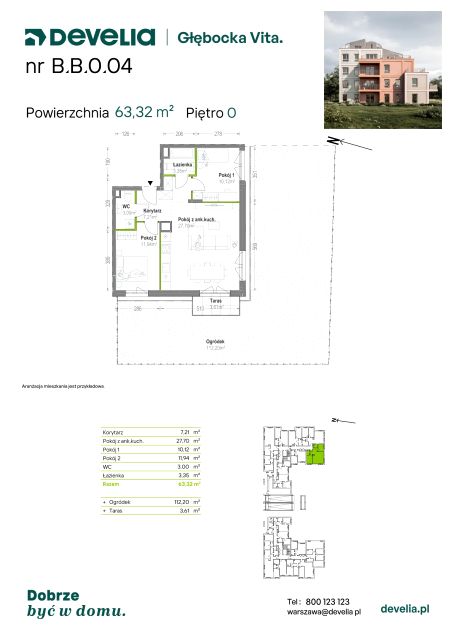 Mieszkanie Lewandów, ul. Głębocka 84A