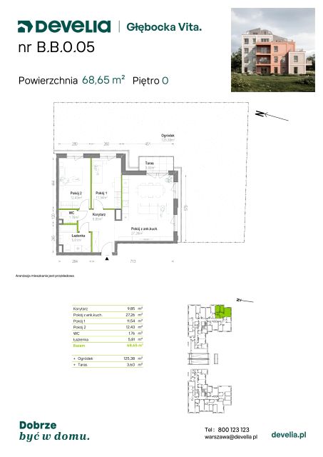 Mieszkanie Lewandów, ul. Głębocka 84A