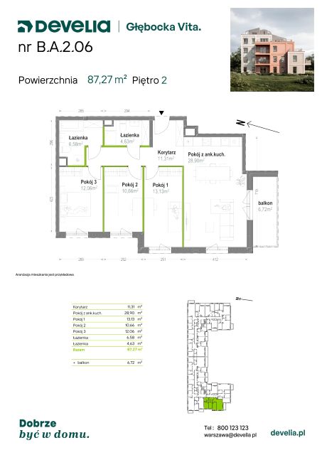 Mieszkanie Lewandów, ul. Głębocka 84A
