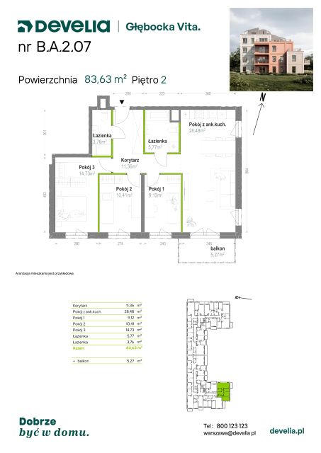 Mieszkanie Lewandów, ul. Głębocka 84A