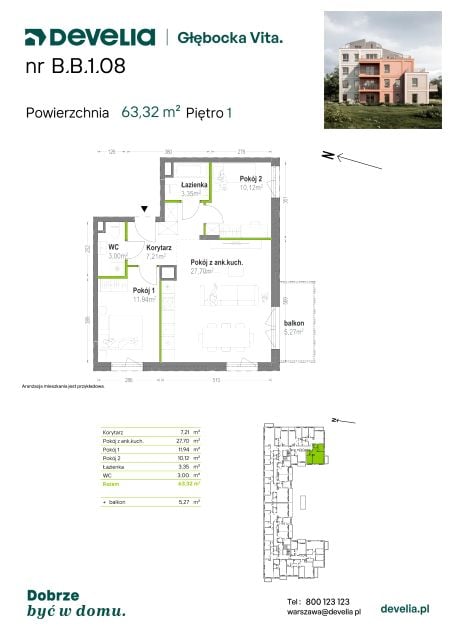Mieszkanie Lewandów, ul. Głębocka 84A