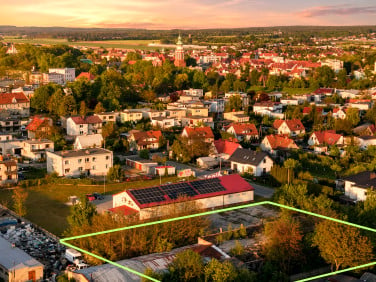 Zabudowana działka Syców