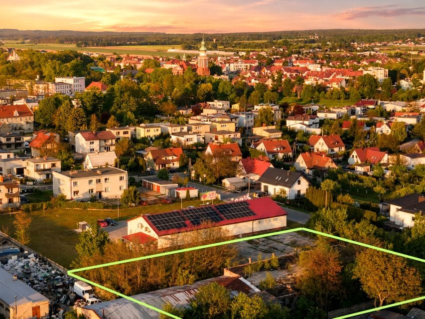 Zabudowana działka Syców