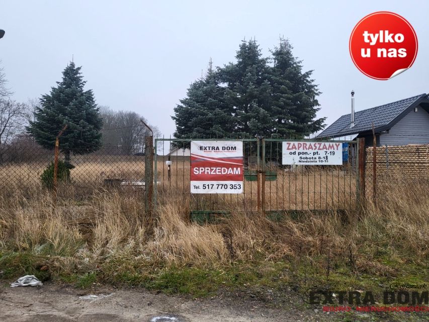 Ogrodzona działka sprzedam