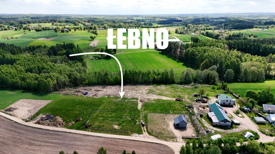 Działka budowlana Łebno