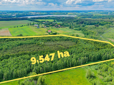 Działka leśna Możne