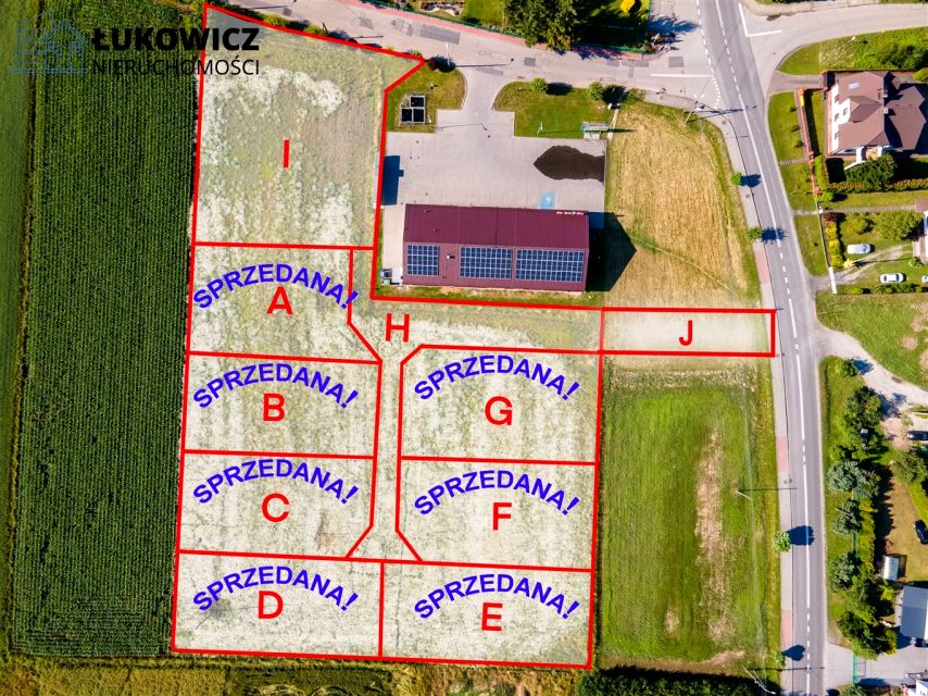 Działka inwestycyjna Kaniów