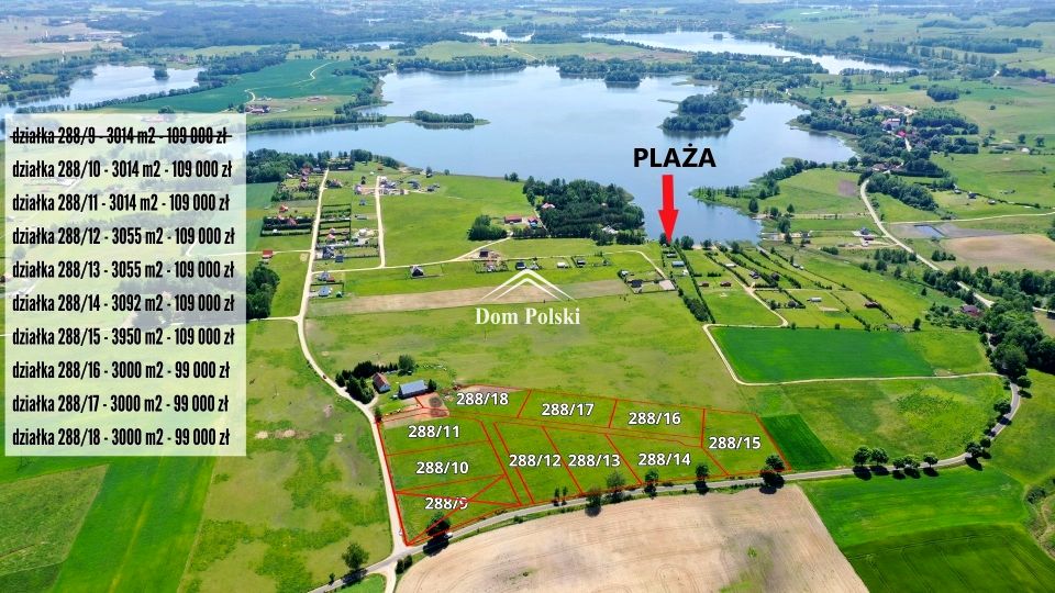 Działka budowlana Giże