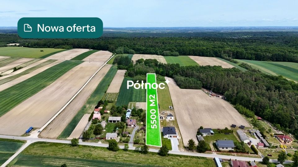 Działka budowlano-rolna Adamów