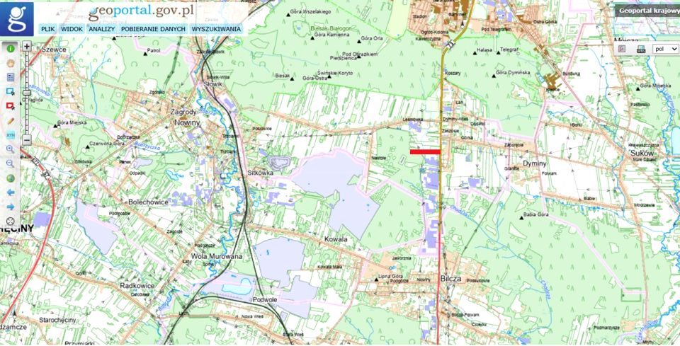 Działka przemysłowa Kielce