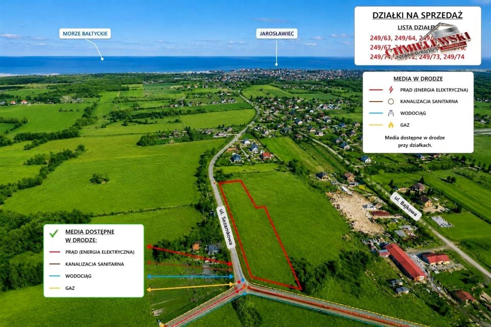 Działka budowlana Rusinowo