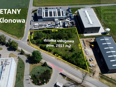 Działka usługowa Kajetany