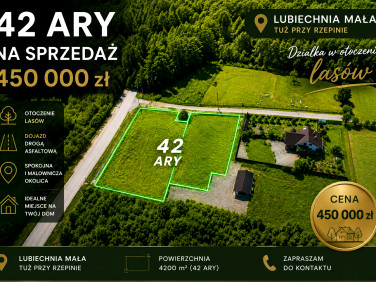 Działka budowlana Lubiechnia Mała