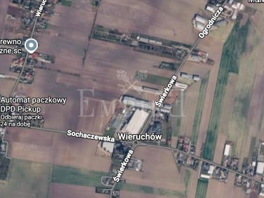 Działka usługowa Wieruchów