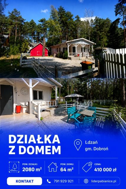 Działka rekreacyjna Ldzań