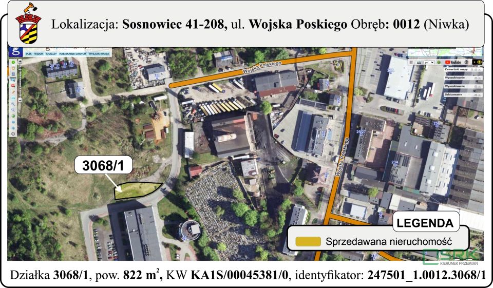 Działka inna Sosnowiec