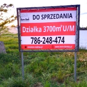Działka usługowa Bramki