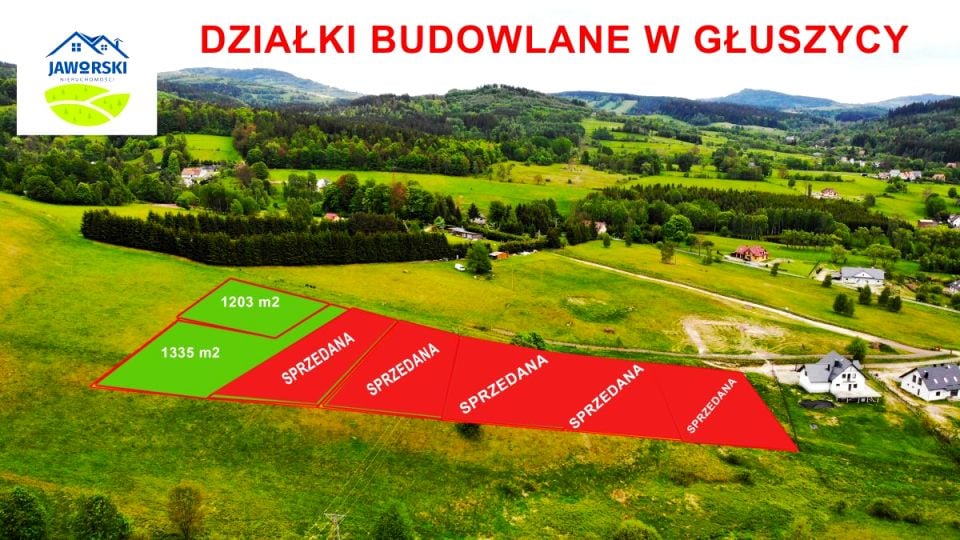 Działka przy lesie
