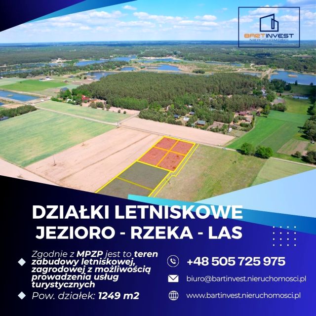 Działka rekreacyjna Brzóze Małe