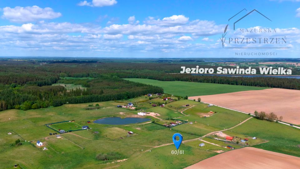 Działka przy lesie