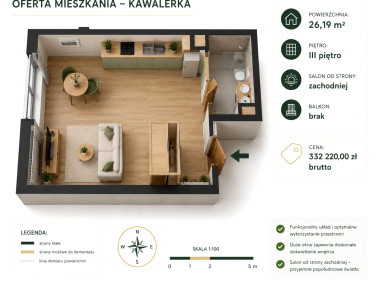 Mieszkanie przy lesie