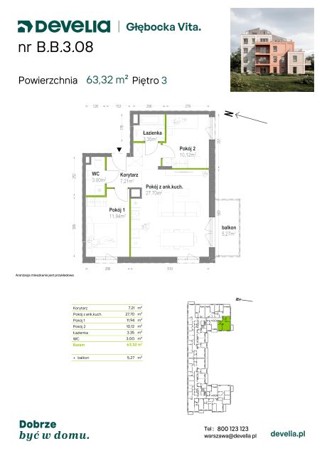 Mieszkanie Lewandów, ul. Głębocka 84A