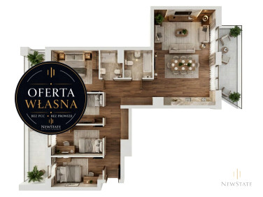 Mieszkanie apartamentowiec przy lesie