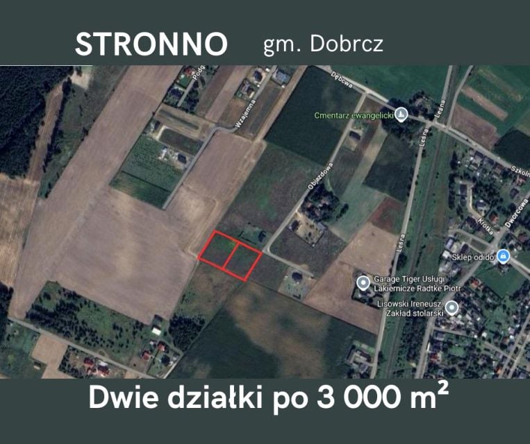 Działka budowlana Stronno sprzedam