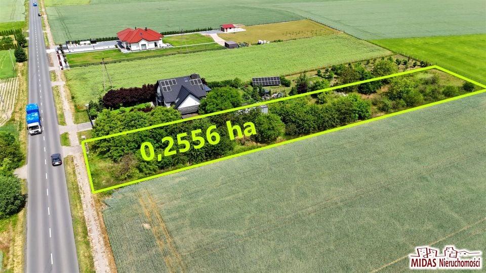 Ogrodzona działka sprzedam