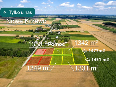 Działka budowlana Krzewo