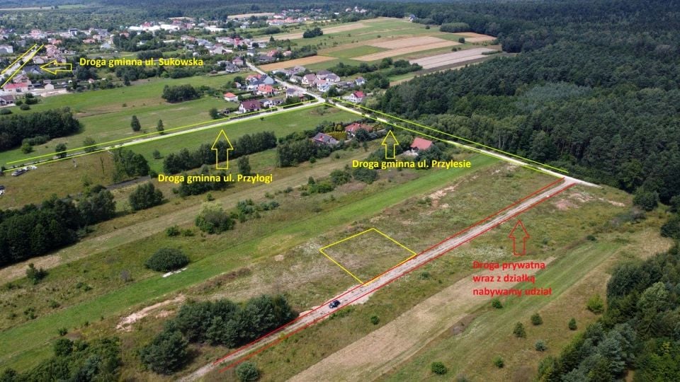 Działka budowlana Dyminy