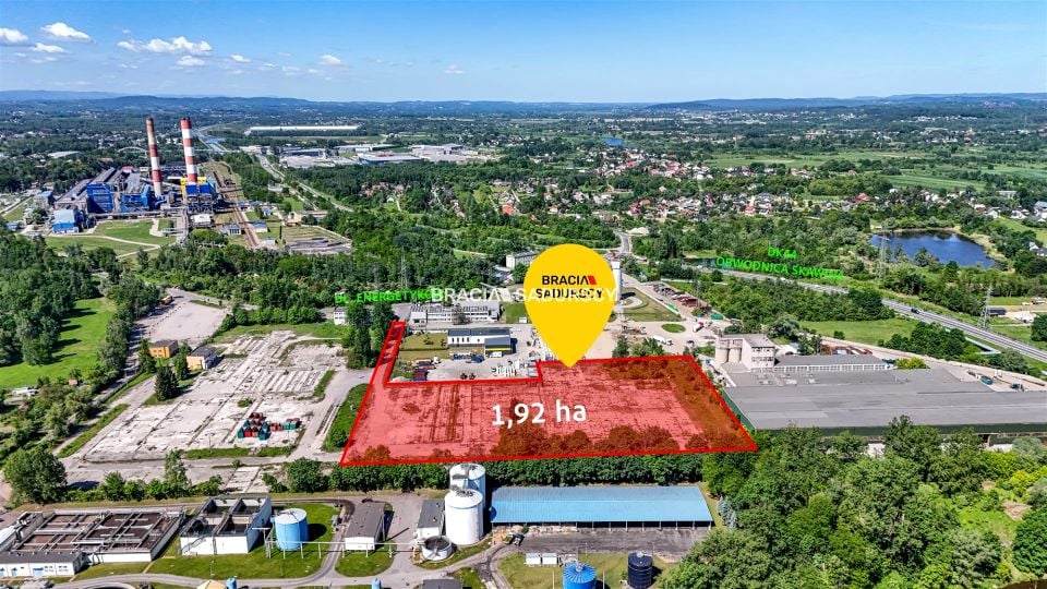 Działka inwestycyjna Skawina