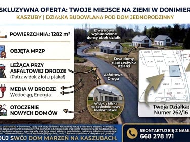 Działka przy lesie