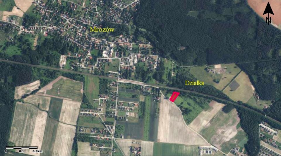 Działka budowlana Mrozów